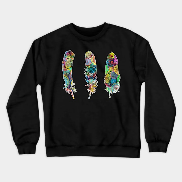 feathers Crewneck Sweatshirt by BekimART